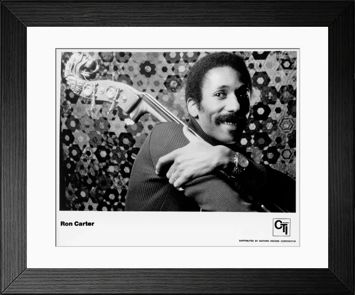 Framed Print : Photo of Ron Carter Framed Print : Photo of Ron Carter