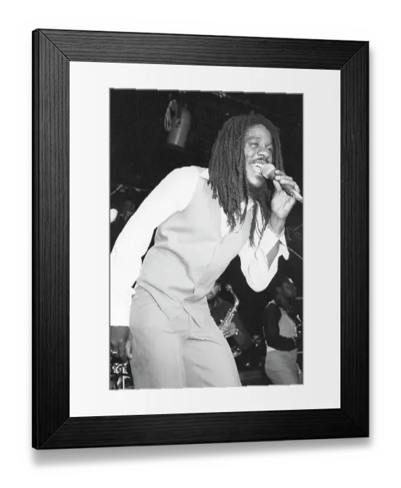 Framed Print : Photo of Dennis Brown Framed Print : Photo of Dennis Brown