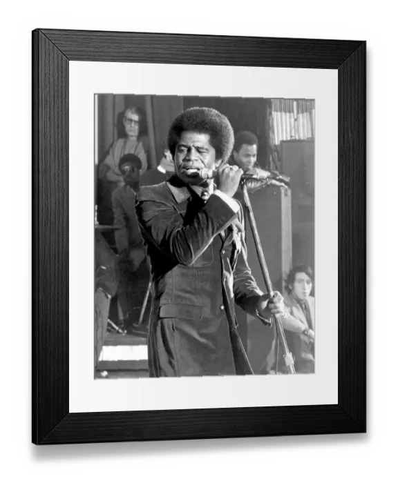 Framed Print : James Brown Performing Framed Print : James Brown Performing