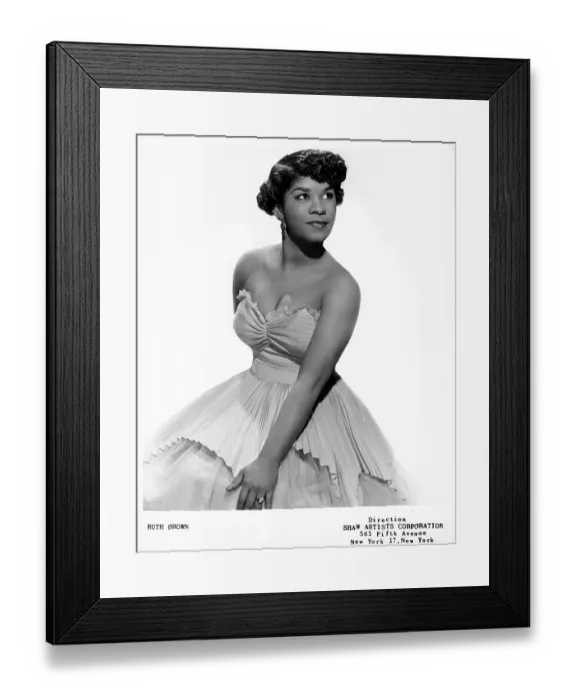 Framed Print : Photo of Ruth Brown Framed Print : Photo of Ruth Brown