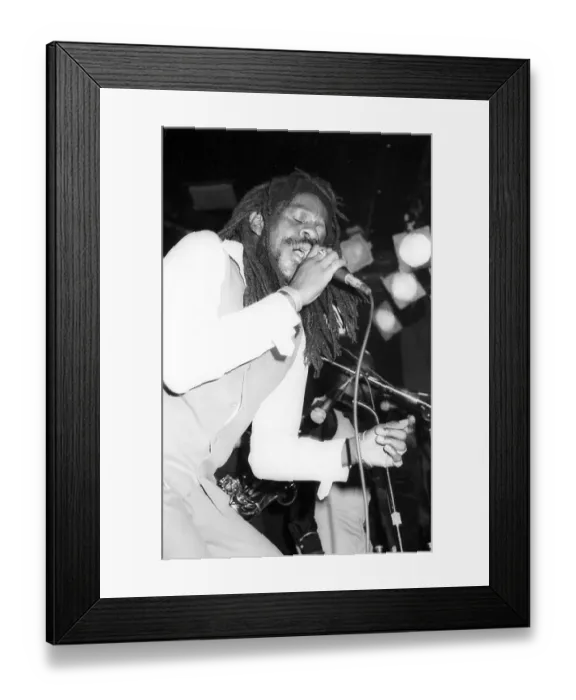 Framed Print : Photo of Dennis Brown Framed Print : Photo of Dennis Brown