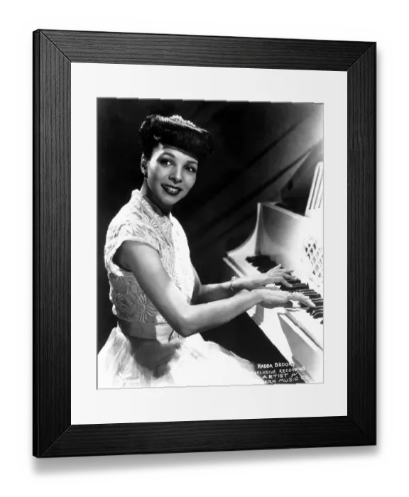 Framed Print : Photo of Hadda Brooks Framed Print : Photo of Hadda Brooks