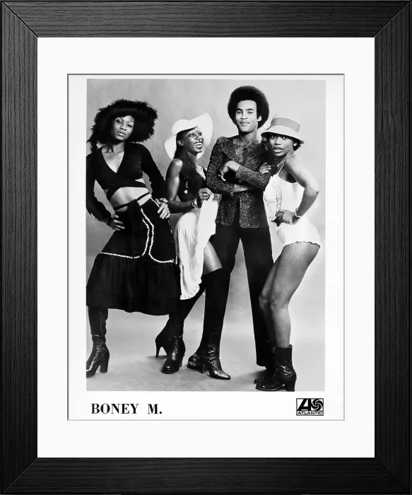 Framed Print : Photo of Boney M Framed Print : Photo of Boney M
