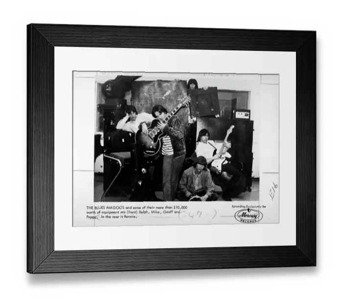 Framed Print : Photo of Blues Magoos Framed Print : Photo of Blues Magoos