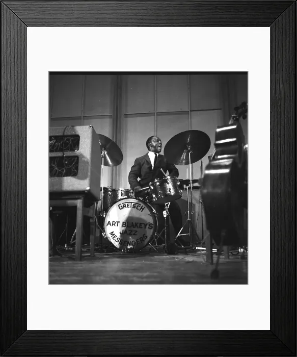Framed Print : Photo of Art Blakey Framed Print : Photo of Art Blakey