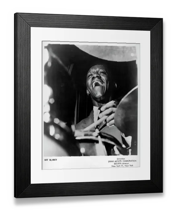 Framed Print : Photo of Art Blakey