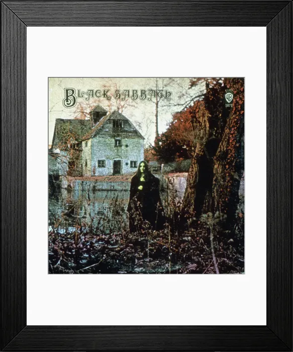 Framed Print : Black Sabbath Album Framed Print : Black Sabbath Album