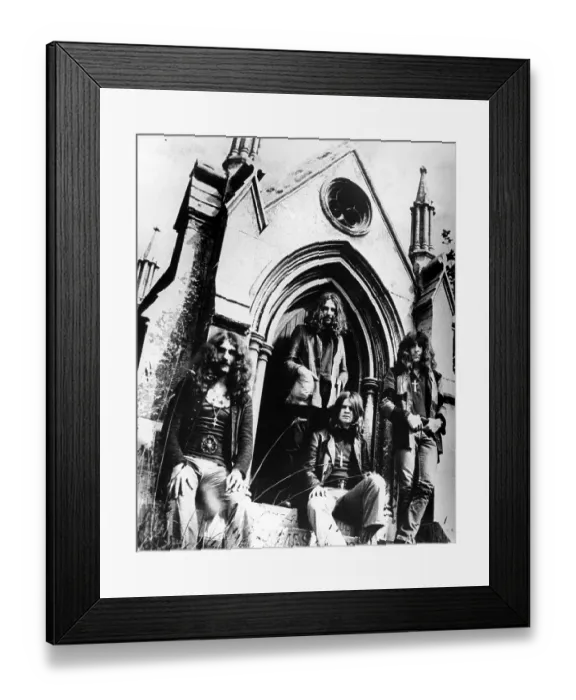 Framed Print : Photo of Black Sabbath Framed Print : Photo of Black Sabbath