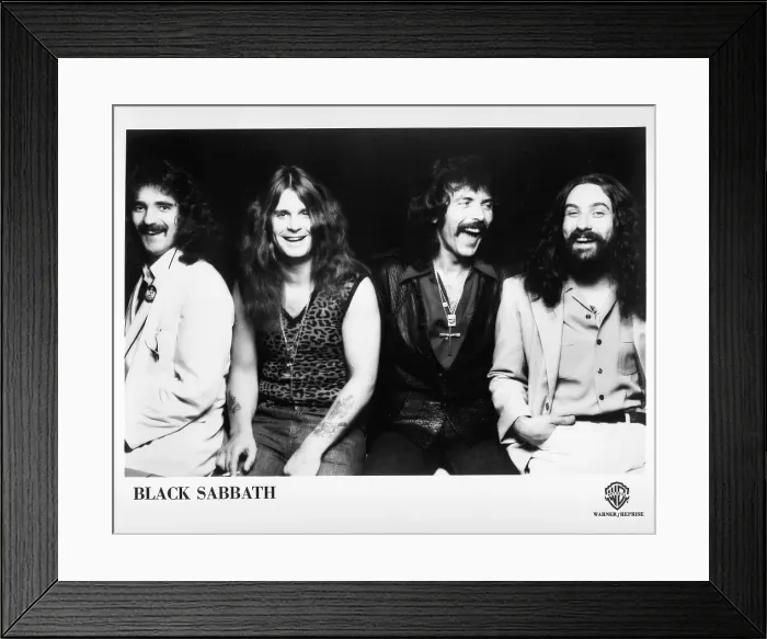 Framed Print : Photo of Black Sabbath Framed Print : Photo of Black Sabbath