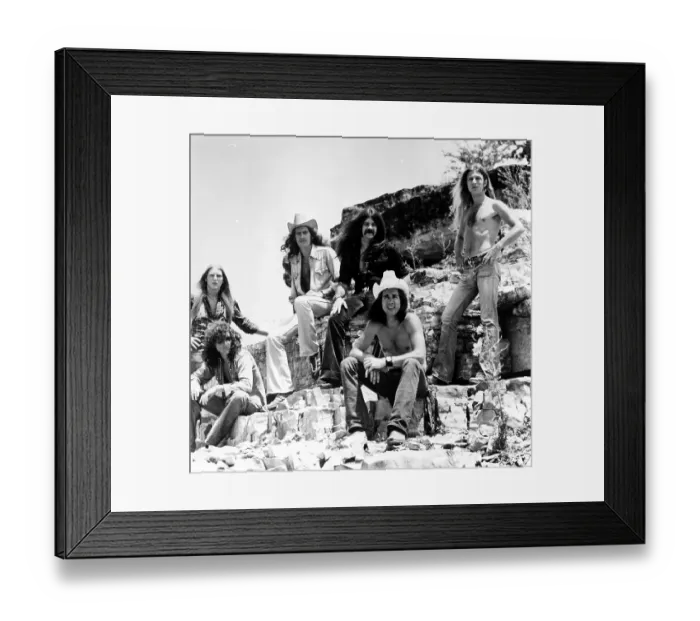 Framed Print : Photo of Black Oak Arkansas