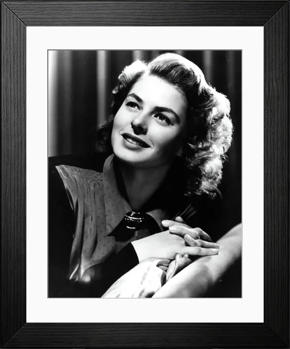 Framed Print : Photo of Ingrid Bergman Framed Print : Photo of Ingrid Bergman