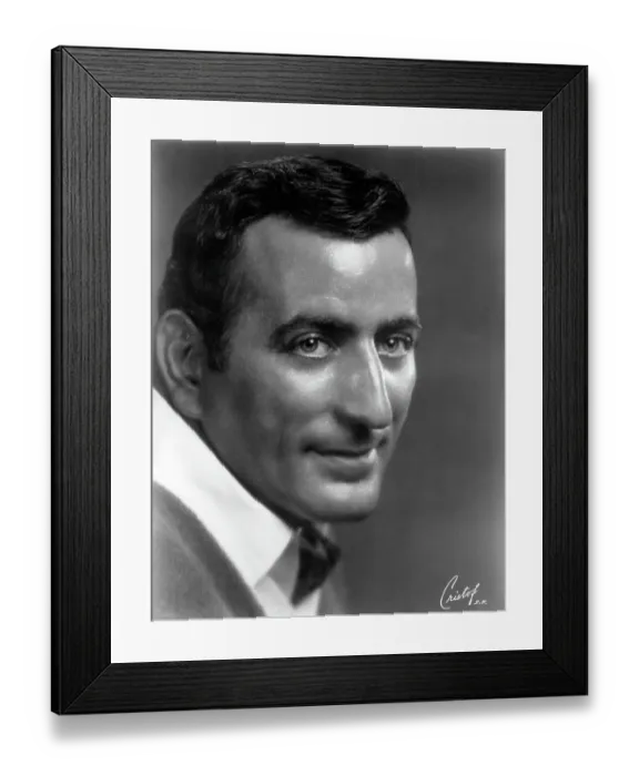 Framed Print : Photo of Tony Bennett Framed Print : Photo of Tony Bennett