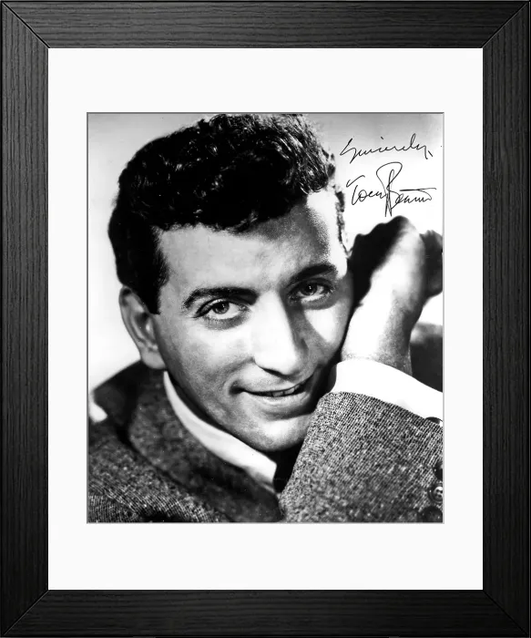 Framed Print : Photo of Tony Bennett Framed Print : Photo of Tony Bennett