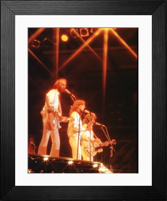Framed Print : Photo of Bee Gees Framed Print : Photo of Bee Gees
