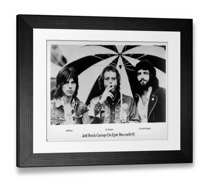 Framed Print : Photo of Jeff Beck Framed Print : Photo of Jeff Beck