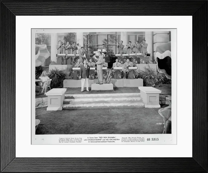 Framed Print : Photo of Charlie Barnet