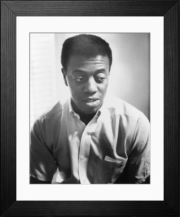 Framed Print : Photo of James Baldwin Framed Print : Photo of James Baldwin