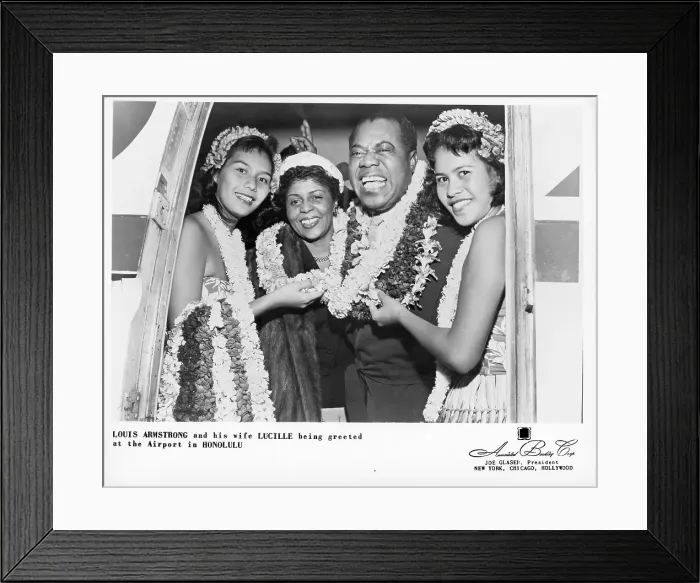 Framed Print : Photo of Louis Armstrong Framed Print : Photo of Louis Armstrong