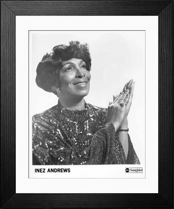 Framed Print : Photo of Inez Andrews Framed Print : Photo of Inez Andrews
