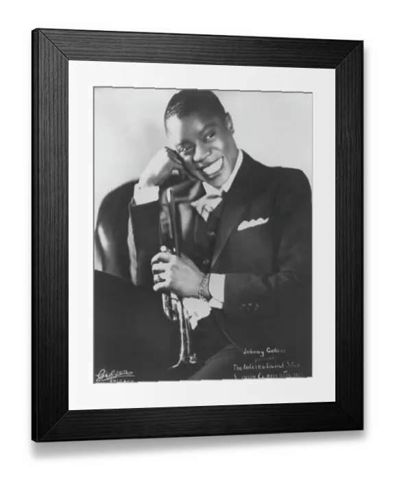 Framed Print : Photo of Louis Armstrong Framed Print : Photo of Louis Armstrong