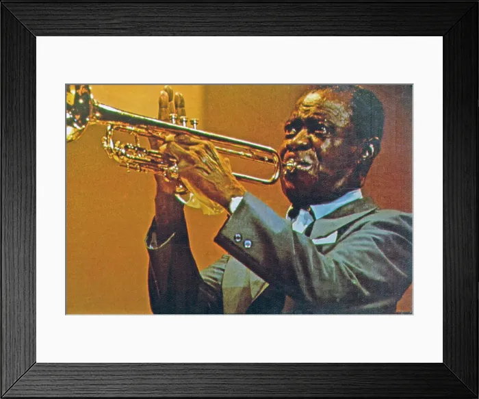 Framed Print : Photo of Louis Armstrong Framed Print : Photo of Louis Armstrong