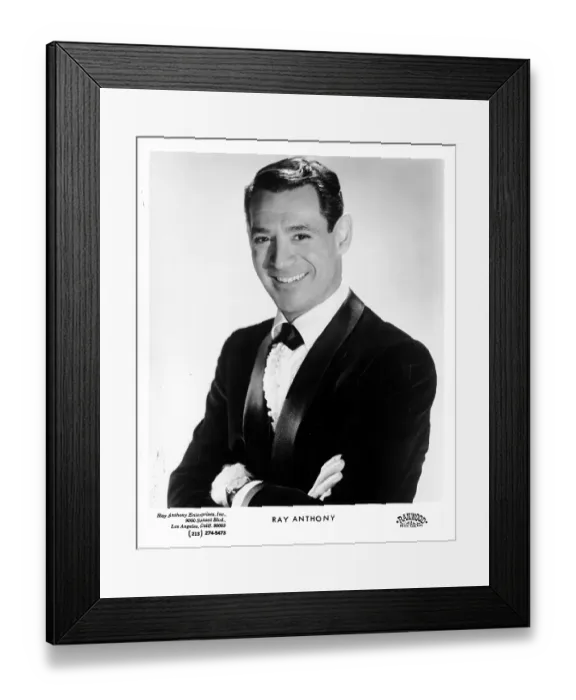 Framed Print : Photo of Ray Anthony Framed Print : Photo of Ray Anthony