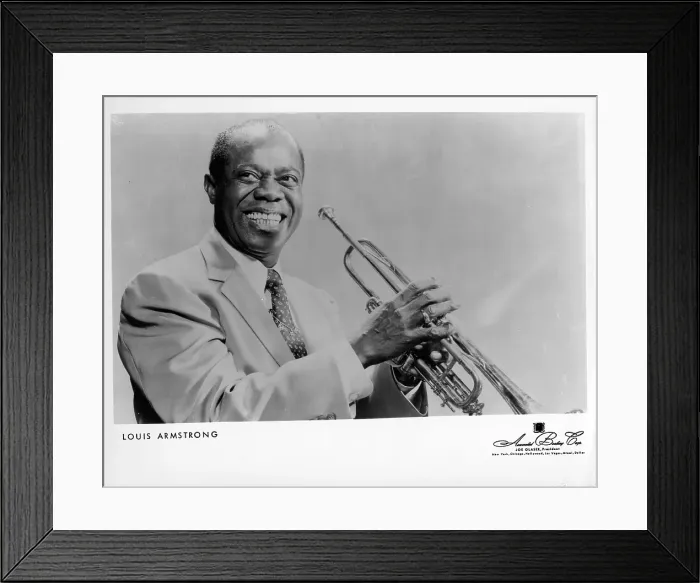 Framed Print : Photo of Louis Armstrong