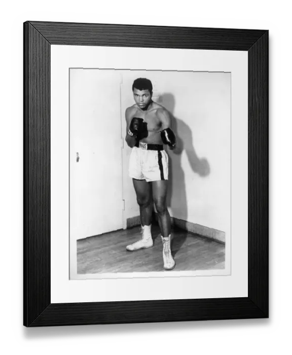 Framed Print : Photo of Muhammed Ali Framed Print : Photo of Muhammed Ali