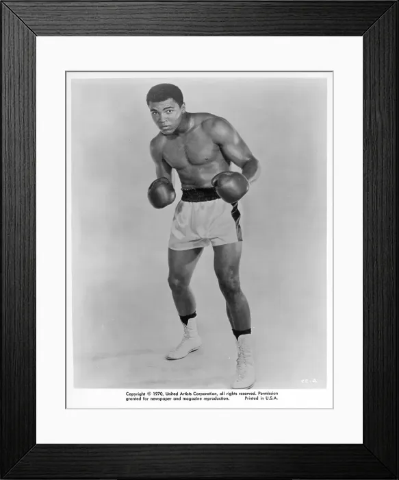 Framed Print : Photo of Muhammed Ali