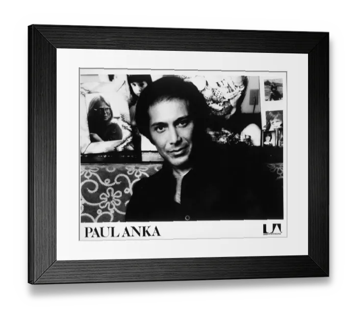 Framed Print : Photo of Paul Anka Framed Print : Photo of Paul Anka
