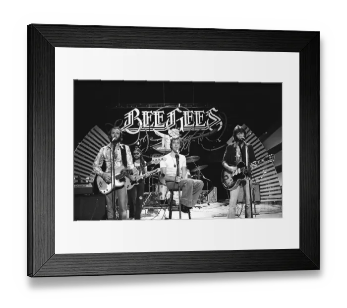 Framed Print : Photo of Bee Gees Framed Print : Photo of Bee Gees