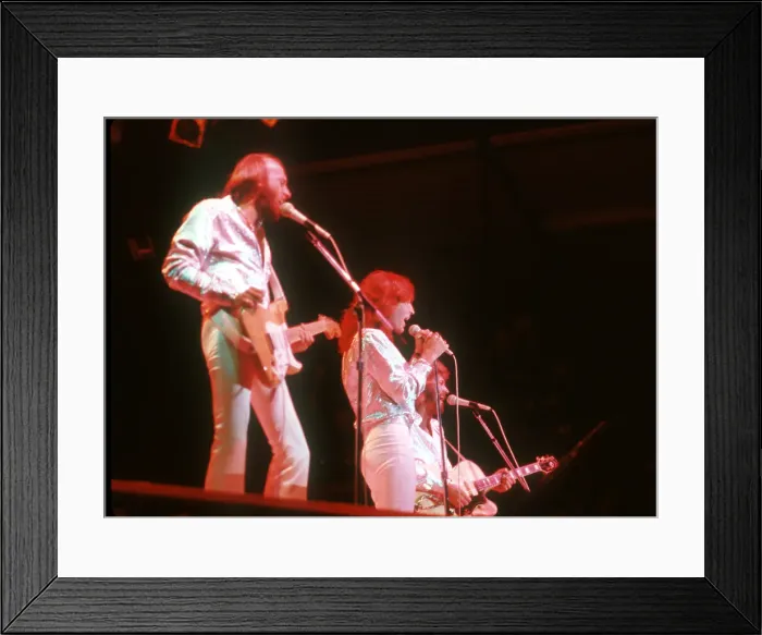 Framed Print : Photo of Bee Gees Framed Print : Photo of Bee Gees