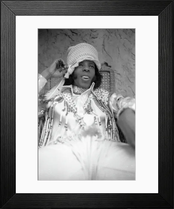 Framed Print : Sly Stone Portrait Framed Print : Sly Stone Portrait
