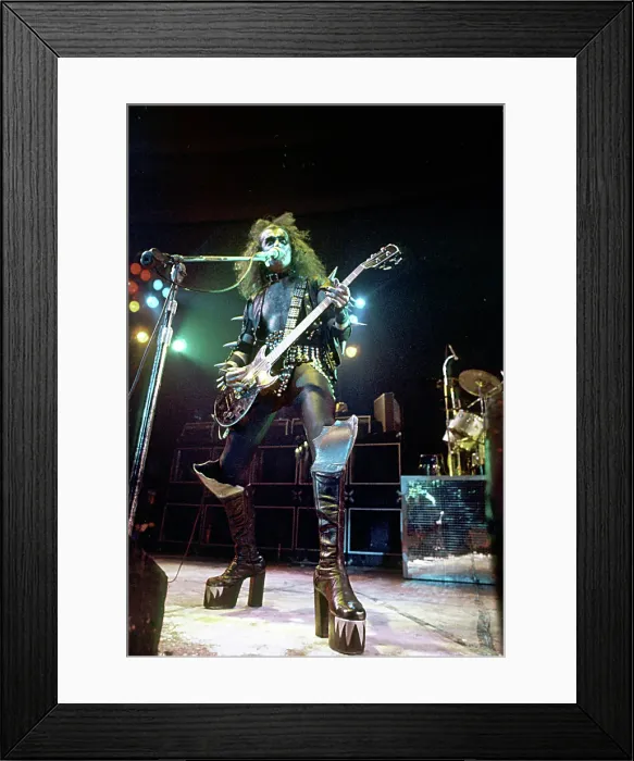 Framed Print : Photo of Gene Simmons Framed Print : Photo of Gene Simmons