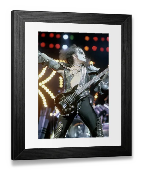 Framed Print : Photo of Gene Simmons Framed Print : Photo of Gene Simmons