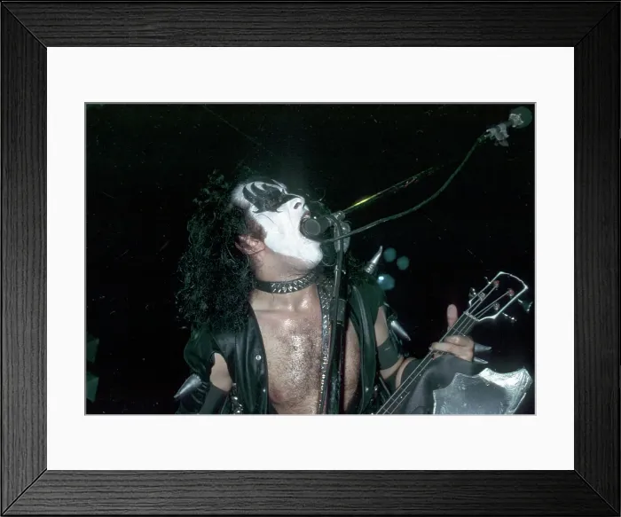 Framed Print : Photo of Gene Simmons Framed Print : Photo of Gene Simmons