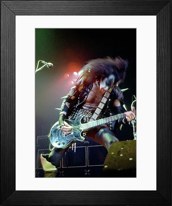 Framed Print : Photo of Gene Simmons Framed Print : Photo of Gene Simmons