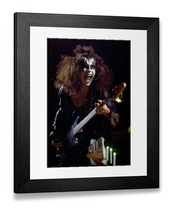 Framed Print : Photo of Gene Simmons Framed Print : Photo of Gene Simmons