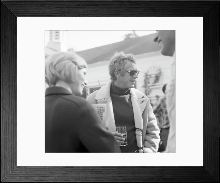 Framed Print : Photo of Steve McQueen Framed Print : Photo of Steve McQueen