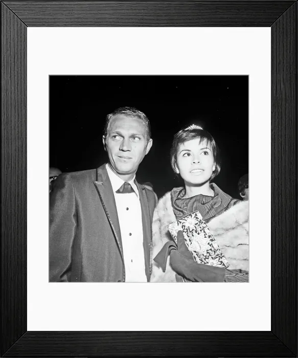 Framed Print : Photo of Steve McQueen Framed Print : Photo of Steve McQueen