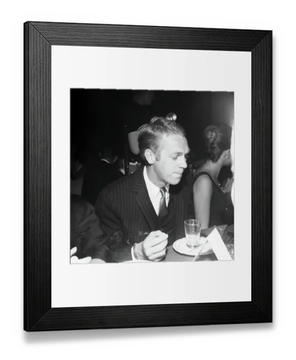 Framed Print : Photo of Steve McQueen Framed Print : Photo of Steve McQueen