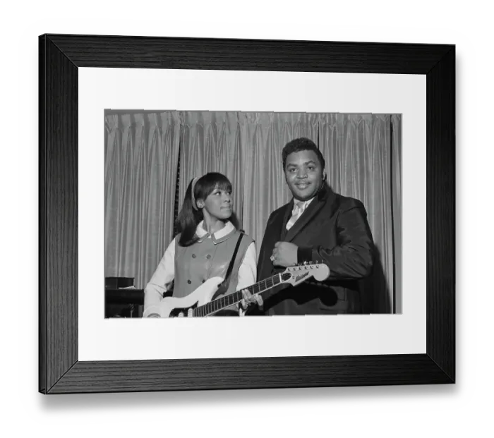 Framed Print : Solomon Burke And Tamiko Jones