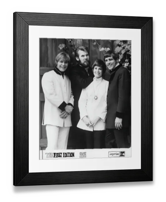 Framed Print : Kenny Rogers & The First Edition Portrait Framed Print : Kenny Rogers & The First Edition Portrait