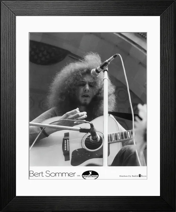 Framed Print : Bert Sommer Performing Framed Print : Bert Sommer Performing