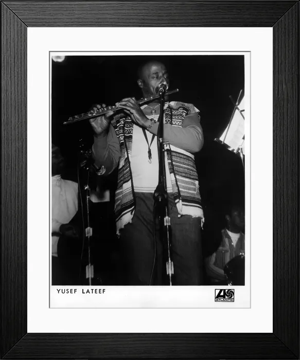 Framed Print : Yusef Lateef Performing Framed Print : Yusef Lateef Performing