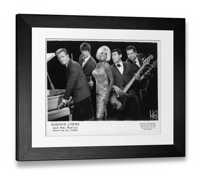 Framed Print : Queenie Lyons And Her Panics Portrait Framed Print : Queenie Lyons And Her Panics Portrait