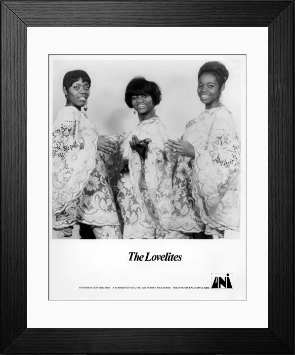 Framed Print : The Lovelites Portrait Framed Print : The Lovelites Portrait