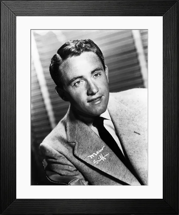 Framed Print : Early Merv Griffin Portrait