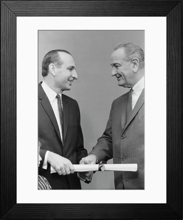Framed Print : Charles Zwick's Signing-In Ceremony, 1968 Framed Print : Charles Zwick's Signing-In Ceremony, 1968