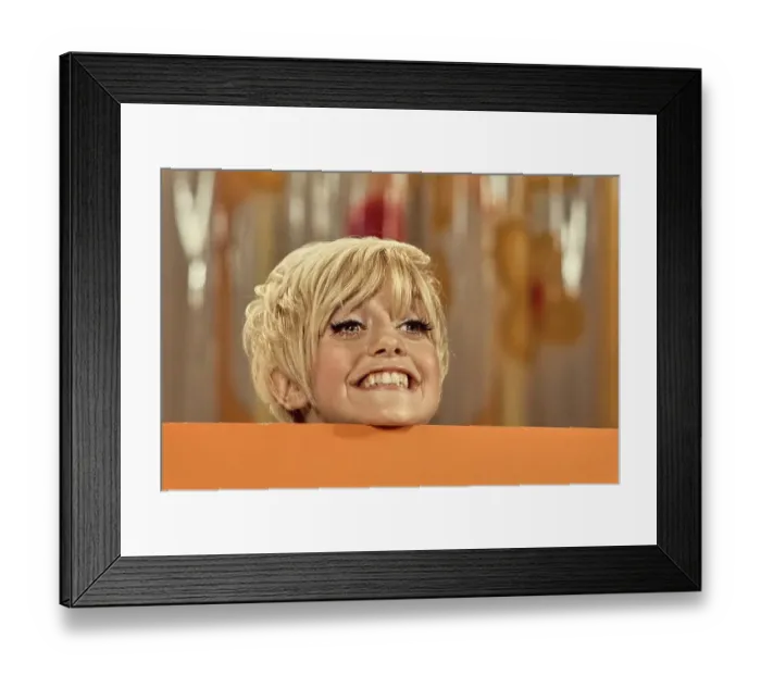 Framed Print : Goldie Hawn in Rowan & Martin's Laugh-In Framed Print : Goldie Hawn in Rowan & Martin's Laugh-In